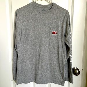 Kids Vineyard Vines football 🏈 long sleeved Tshirt.